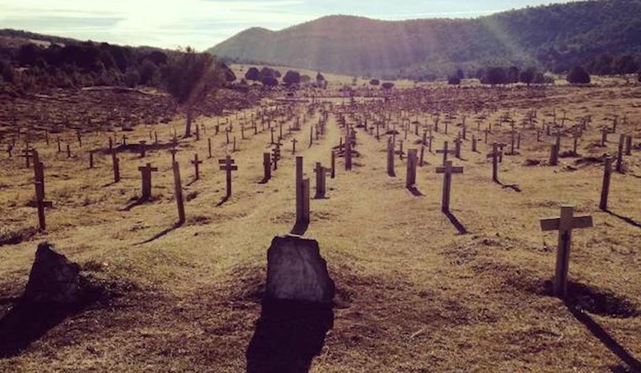 El cementerio de Sad Hill se convirtió en escenario para el cine y ahora también para la literatura