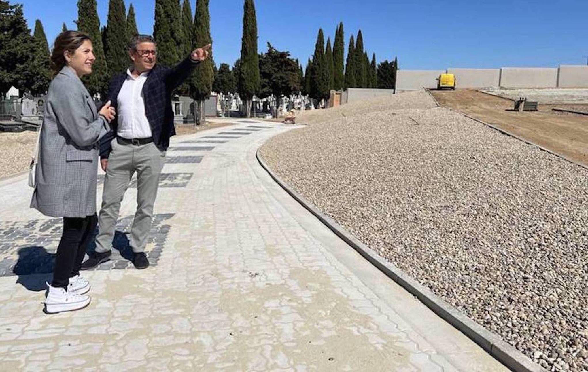 Amplían más de 16.500 metros cuadrados el cementerio de Palencia y construyen 1.383 nuevas sepulturas