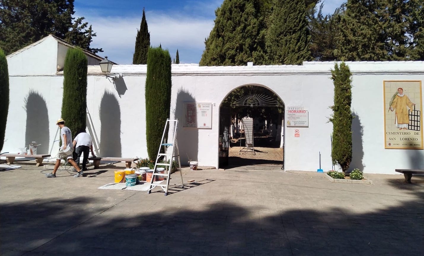 El Ayuntamiento de Ronda inicia las obras de mejora en el cementerio de San Lorenzo