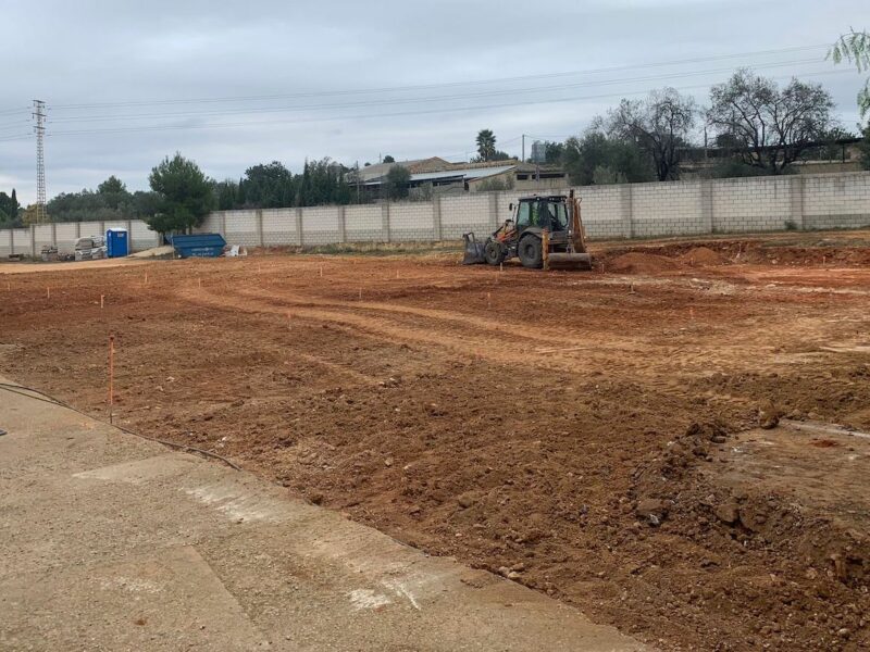 Comienzan las obras de reurbanización de la zona nueva del cementerio de Buñol