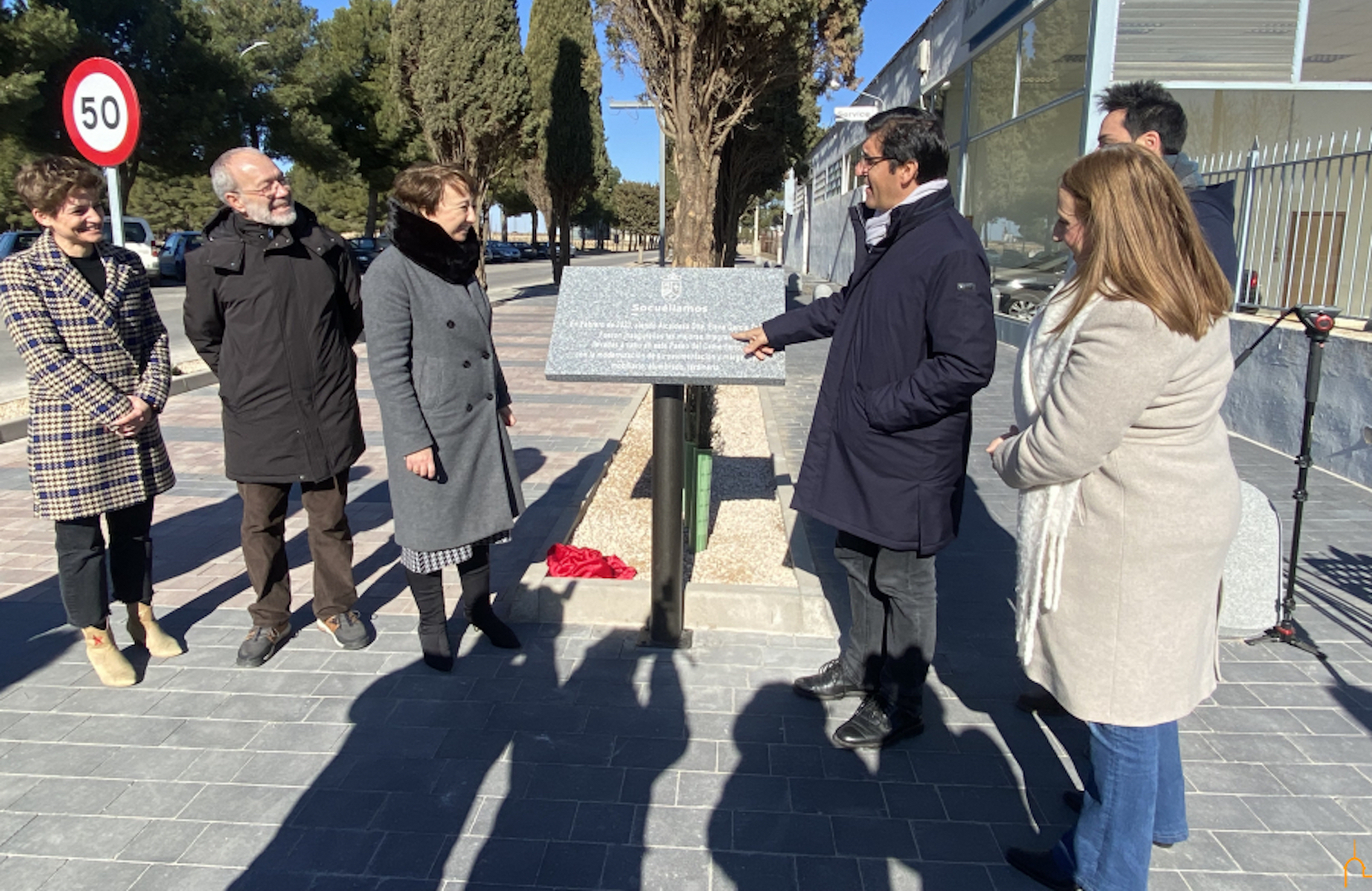 Inauguran las obras de rahabilitación y mejora realizadas en el Paseo del Cementerio de Socuéllamos