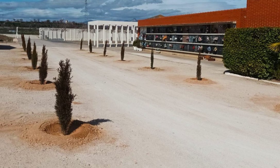 [BREVES] Valdemoro no dispone de sepulturas libres // Plantan 70 cipreses en el cementerio de Huesca