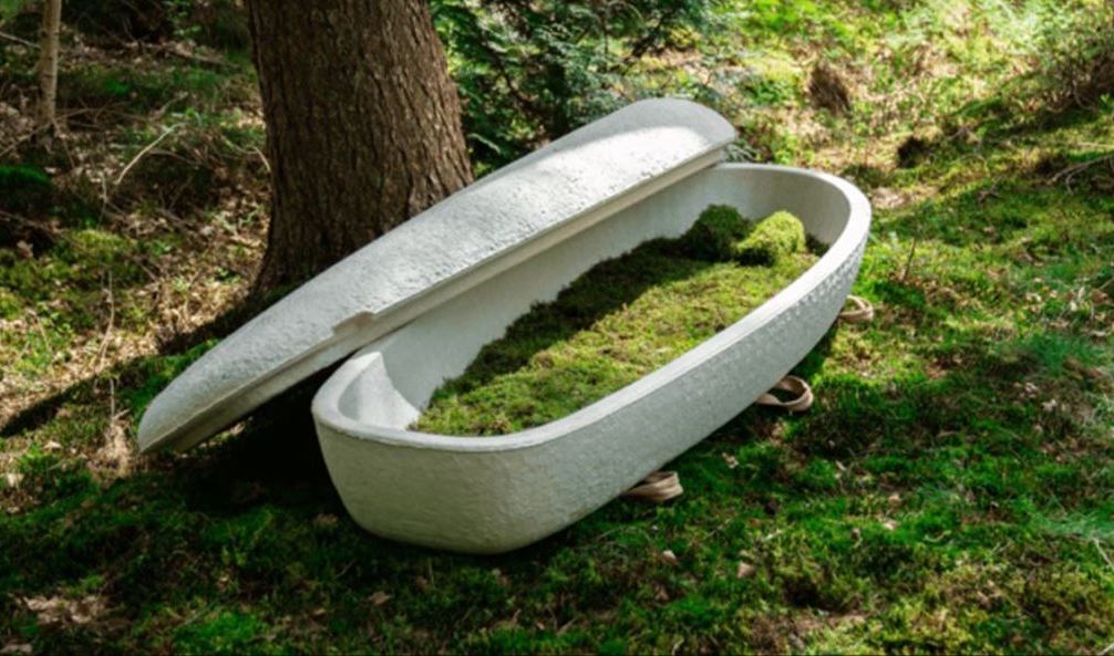 El primer ataúd hecho de hongos una alternativa a los entierros tradicionales