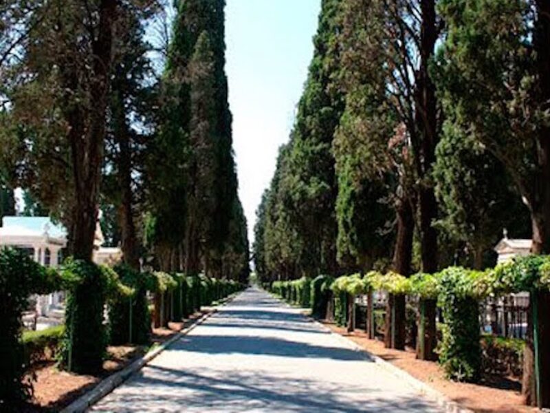 El Ayuntamiento refuerza el riego de la vegetación del cementerio de San Fernando