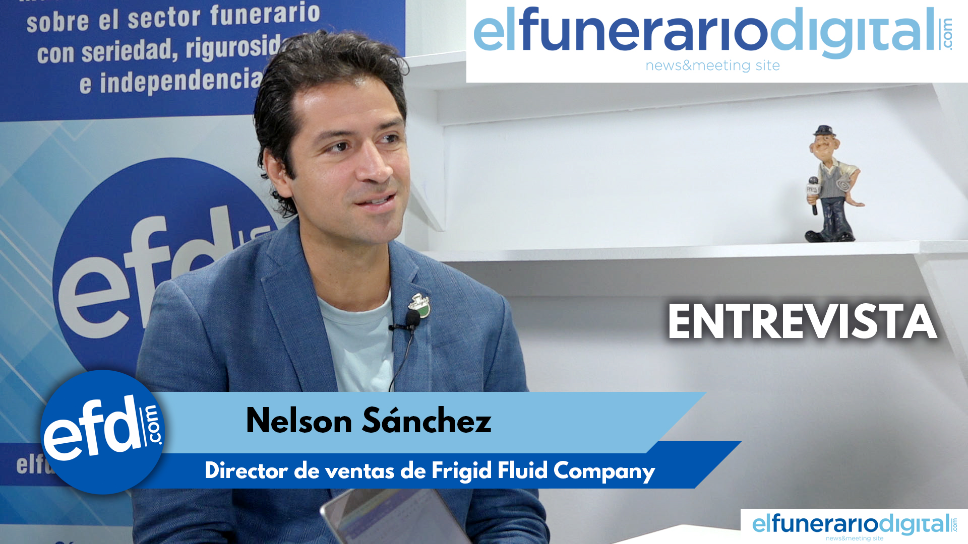 [VÍDEO] Nelson Sánchez, director de ventas de Frigid Fluid Company "tenemos productos para tanatopractores"