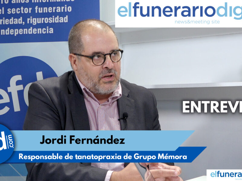[VÍDEO] Conversamos con Jordi Fernández de Grupo Mémora, "me llevó a ser tanatopractor Hacienda"