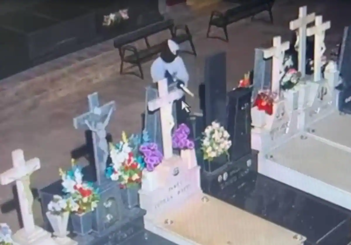 [VÍDEO] Profanan más de treinta de tumbas en el cementerio Cristo de la Salud de Espinardo en Murcia