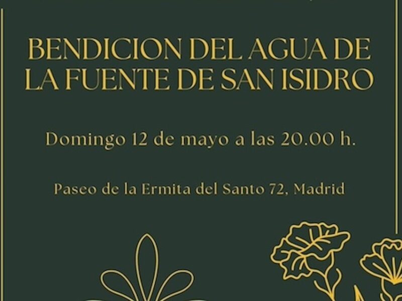 Archicofradía Sacramental de San Pedro, San Andrés y San Isidro Programación de las Fiestas de San Isidro 2024