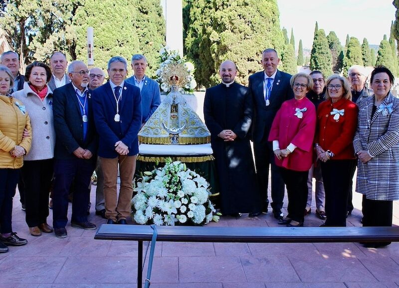 Visita de la Mare de Déu del Lledó al cementerio de Castellón, conmemora el Centenario de su Coronación