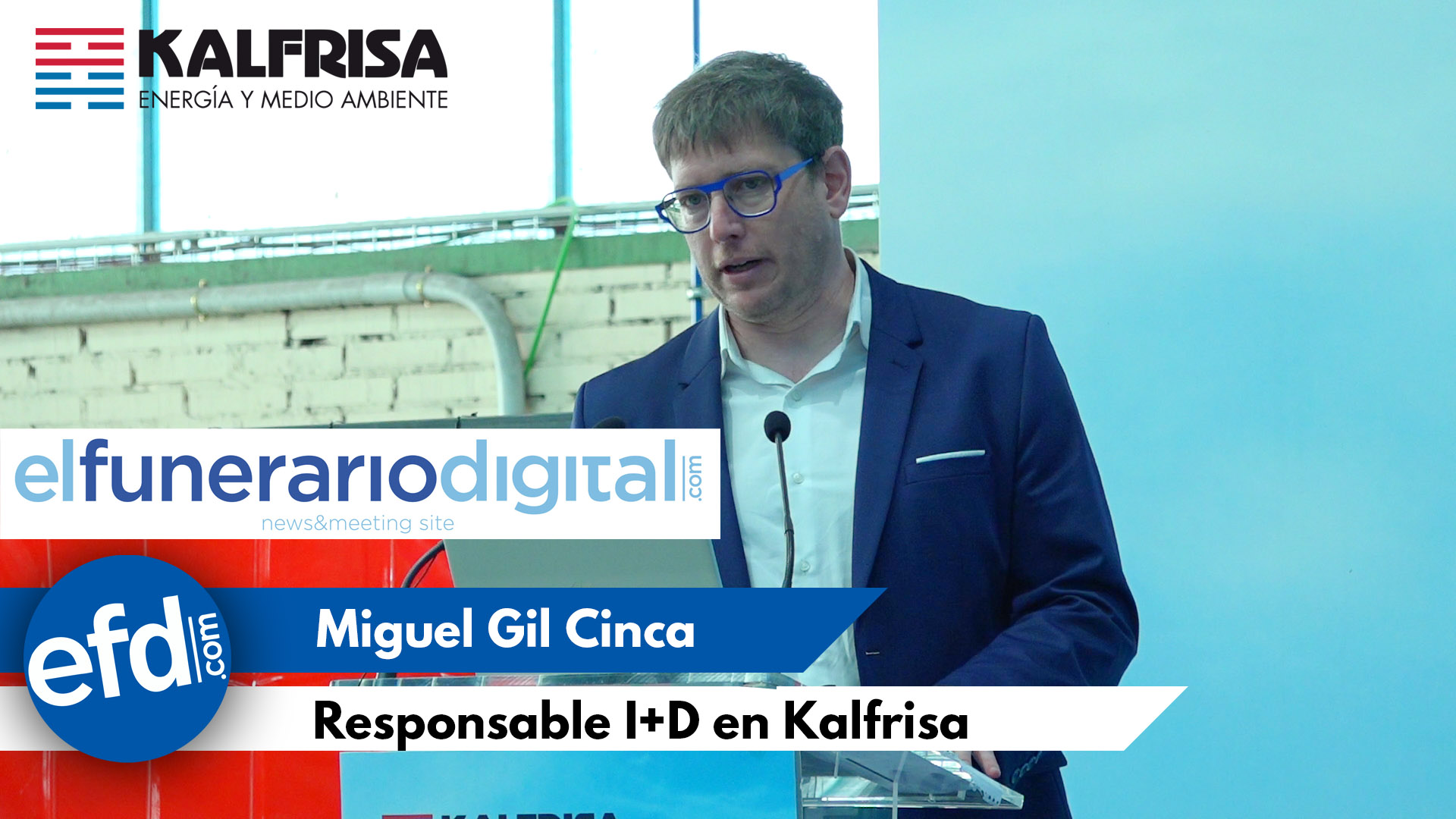 [VÍDEO] Miguel Gil Cinca, responsable de I+D en Kalfrisa explica las líneas de trabajo de la empresa aragonesa