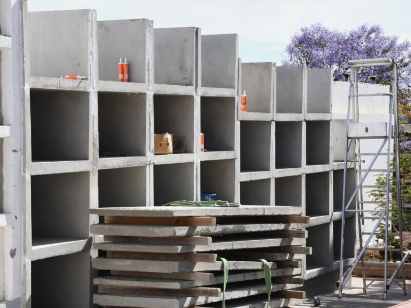 Valsequillo completa la construcción de 32 nuevos nichos en su cementerio municipal