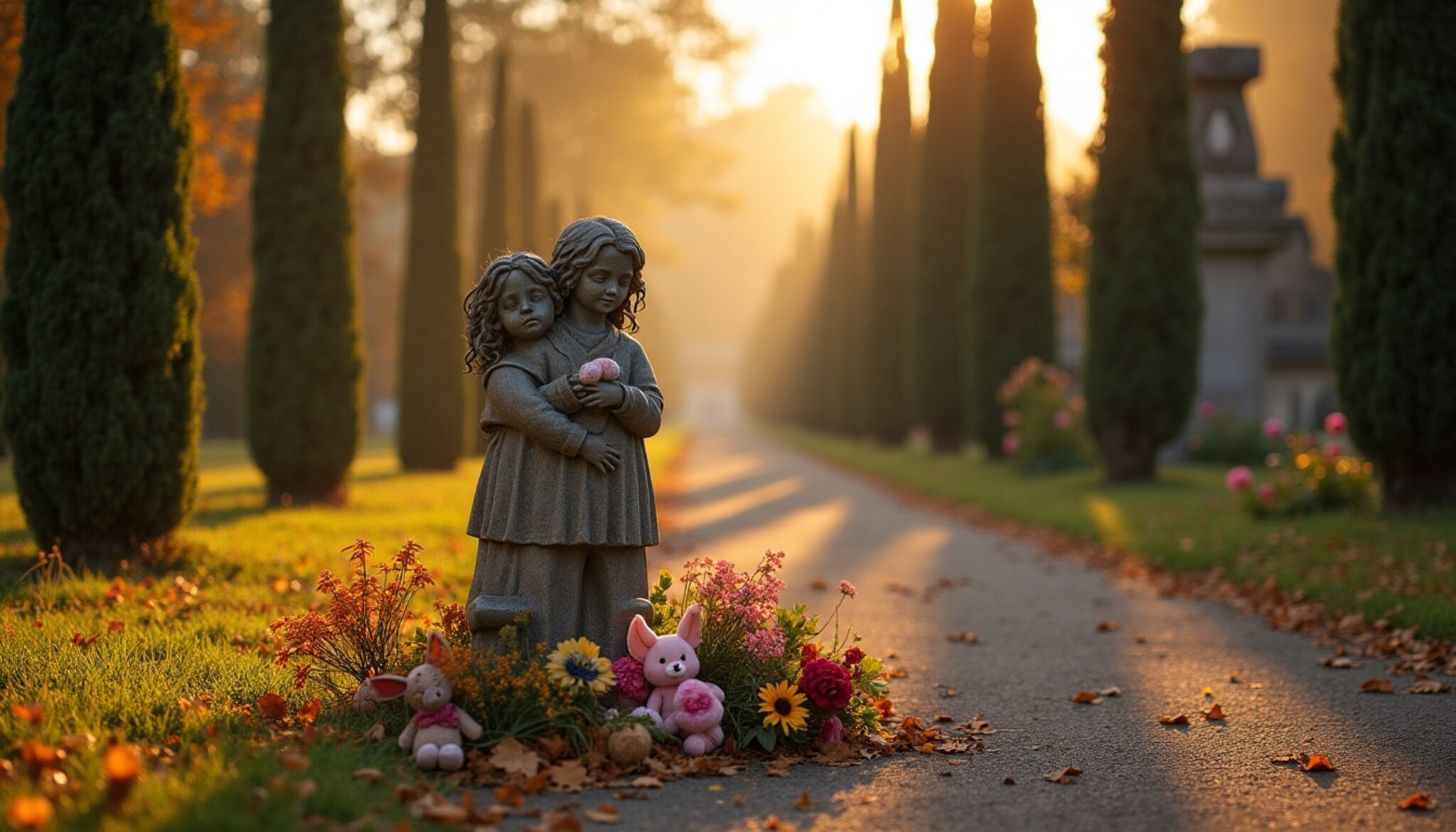 "Susurros Infantiles en el Cementerio de la Eternidad"