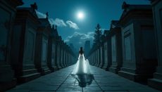 Mitos y Leyendas de Cementerios. Hoy Ecos de Amor en la Niebla: La Eterna Danza de la Dama de Branco