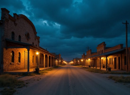 "Susurros del Viejo Oeste: Tumbas Bajo la Luna"