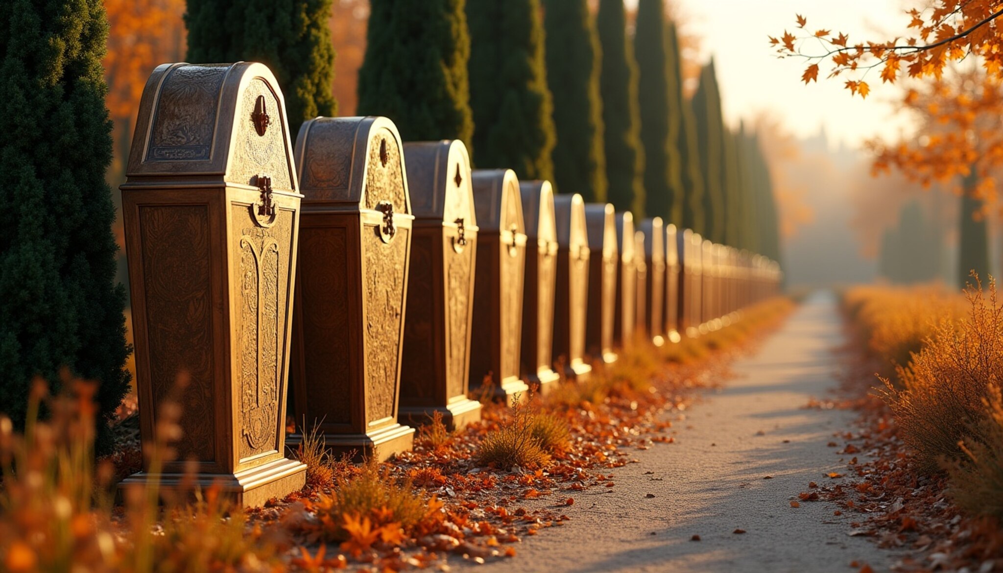 La evolución de los ataúdes a lo largo del tiempo