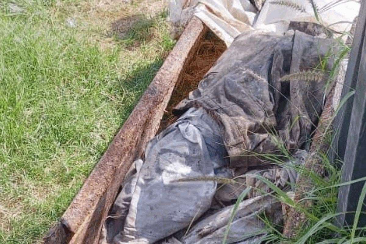 Hallan féretro abierto en cementerio de El Saucito, México