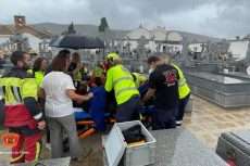 Una caída inesperada en un cementerio de Toledo moviliza a los servicios de emergencia