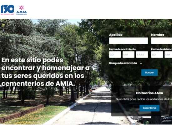 AMIA lanza un cementerio virtual para honrar a los seres queridos