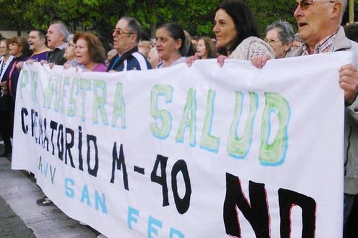 Vecinos de Usera y Villaverde mantienen su lucha contra el crematorio de la M-40