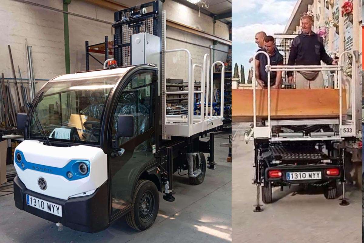 Servicios Funerarios de Madrid apuesta por la sostenibilidad con nueva maquinaria eléctrica