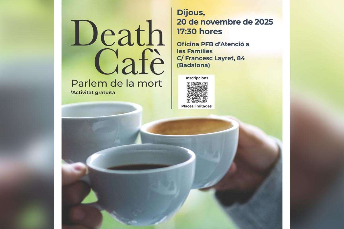 El Tanatorio de Badalona abre espacio para hablar de la vida en su quinto death café