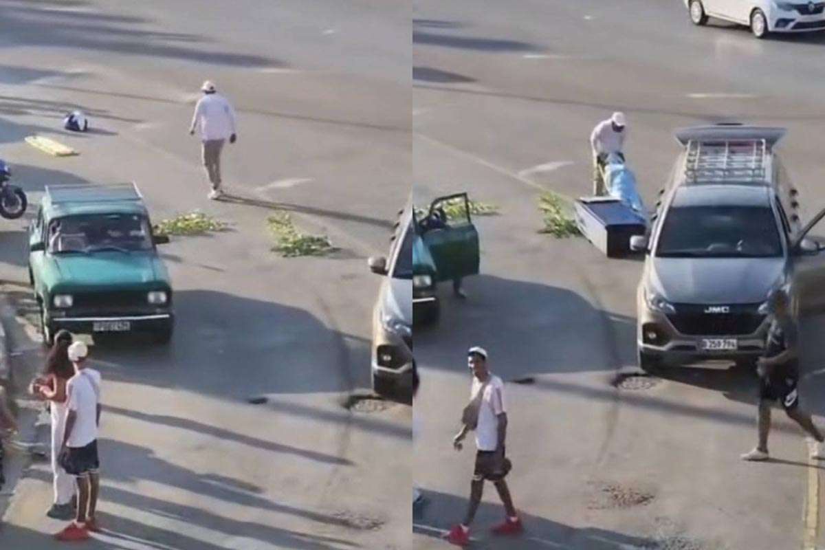 Crisis funeraria en Cuba: Otro féretro cae en plena vía pública