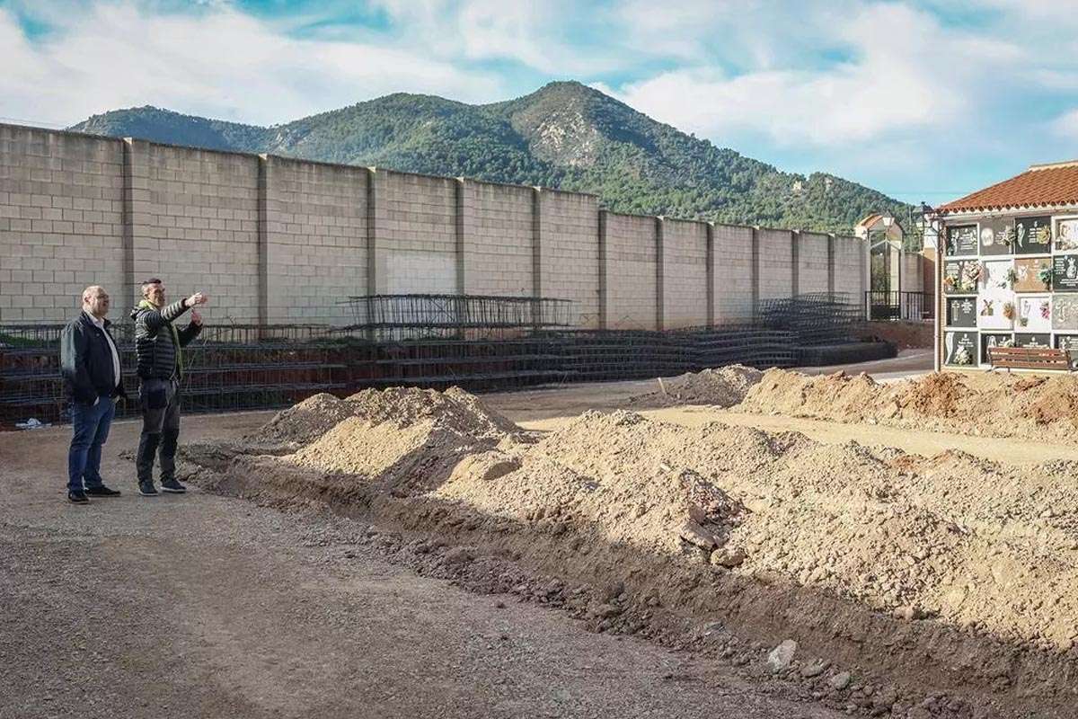 El cementerio de Onda se amplía con 470 nuevos nichos para el futuro