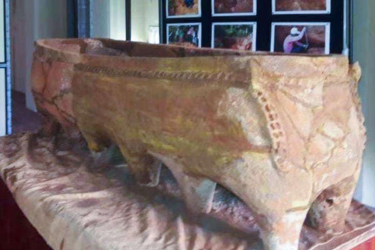 Un sarcófago de 12 patas en India cambia la historia de la arqueología