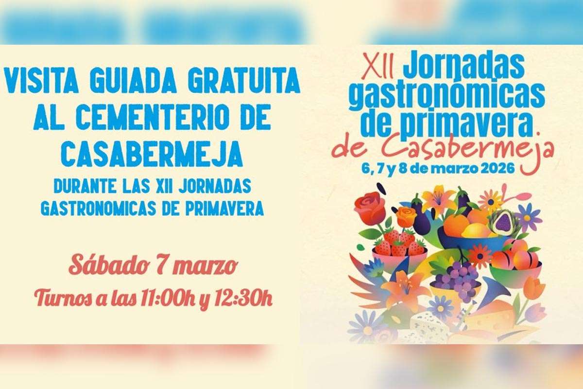 Un paseo entre historia y sabores: Casabermeja propone descubrir su famoso cementerio en plena fiesta gastronómica