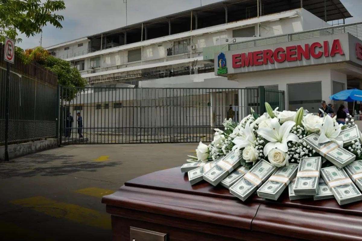 La muerte se convierte en negocio en hospitales de Guayaquil