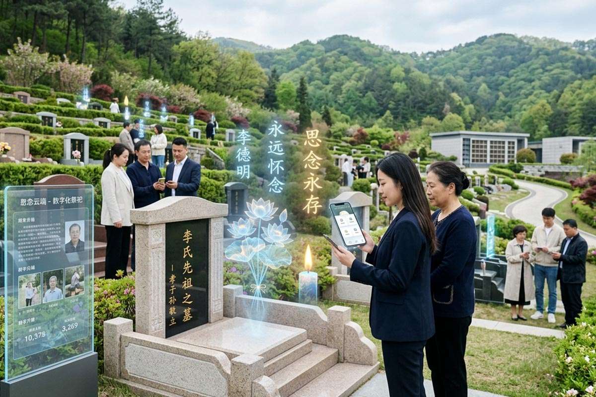 China impulsa la sostenibilidad con nueva plataforma funeraria digital