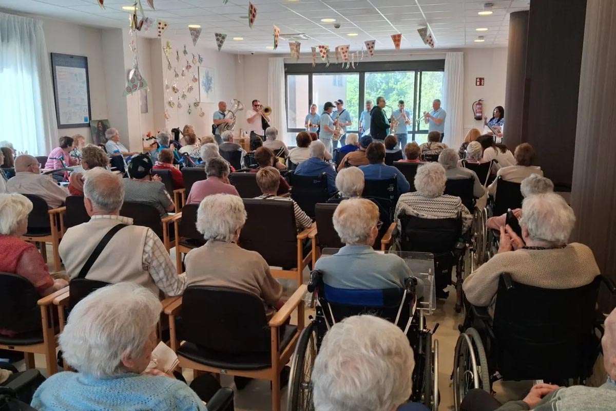 Música y emociones en la residencia Sanitas Mayores de Erandio