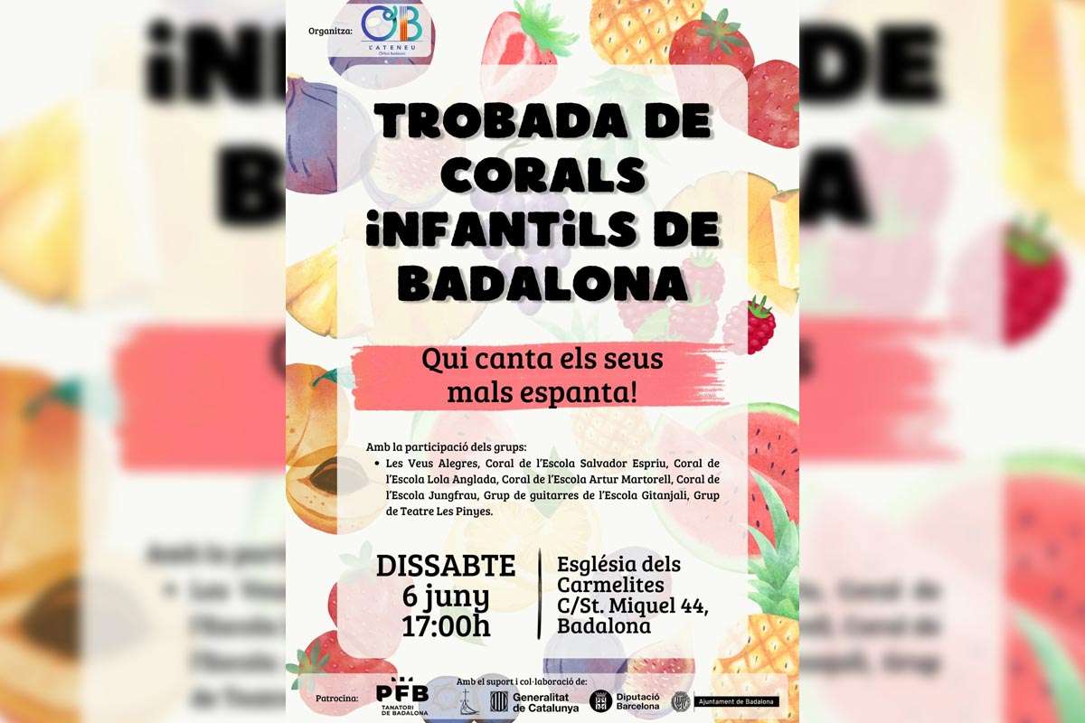 Tanatorio de Badalona impulsa el primer Encuentro de Corales Infantiles del Orfeó Badaloní