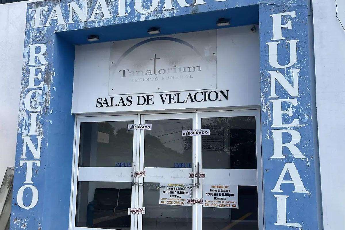 Sellos de aseguramiento en funerarias de Veracruz: un operativo en busca de la verdad