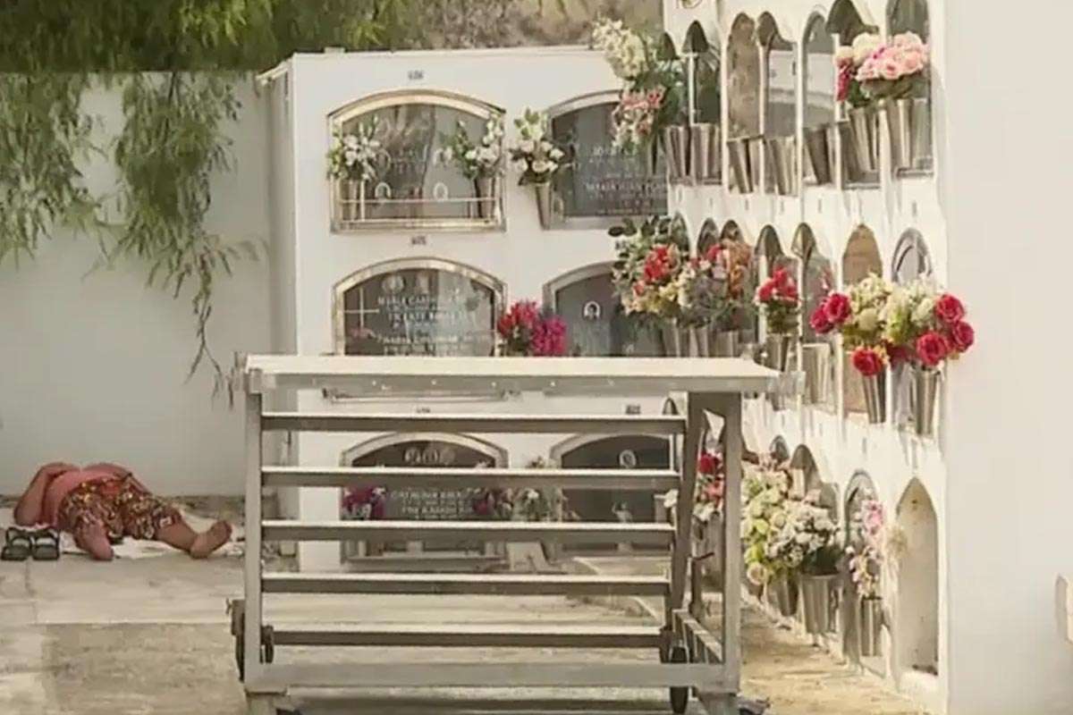 Sant Josep responde al drama de la falta de vivienda: personas sin hogar duermen en el cementerio