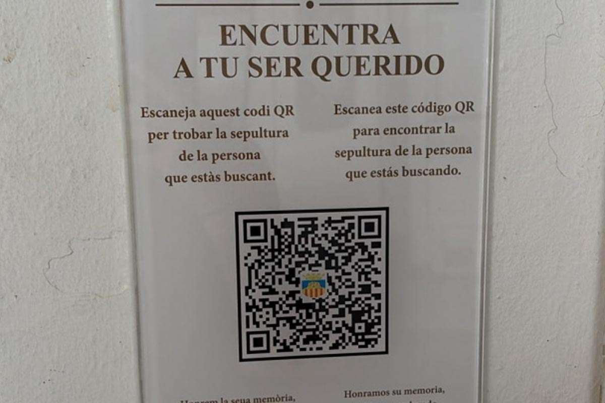 Benissa implementa tecnología QR para facilitar la localización de sepulturas