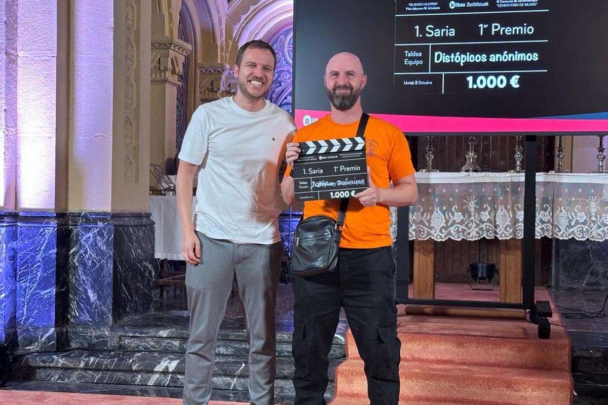 Cine y emoción se fusionan en el cementerio de Bilbao